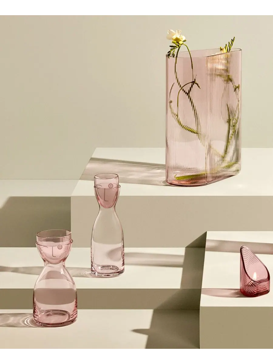 Графин «Мистер и миссис Ночь», короткий Nude Glass — изображение 3 из 4, зеленый