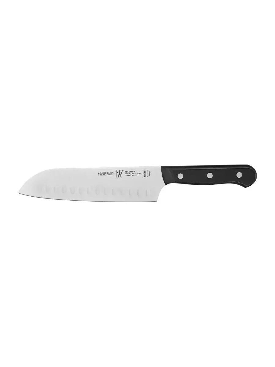 Нож Santoku HENCKELS Solution 18 см с полым лезвием J.A. Henckels
