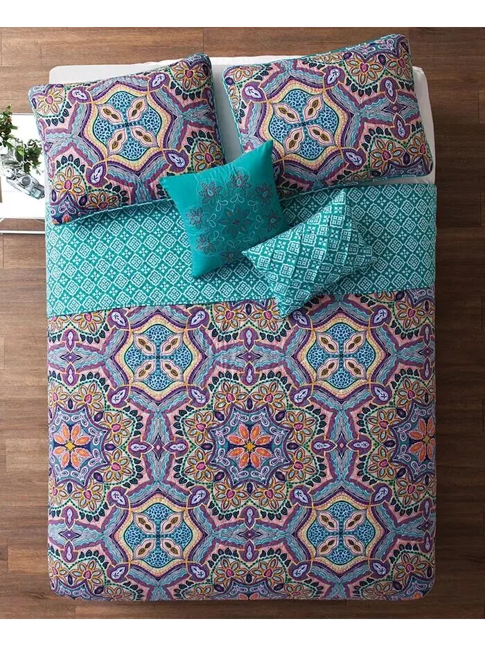 Коллекция двусторонних одеял Yara VCNY Home — изображение 2 из 6, голубой