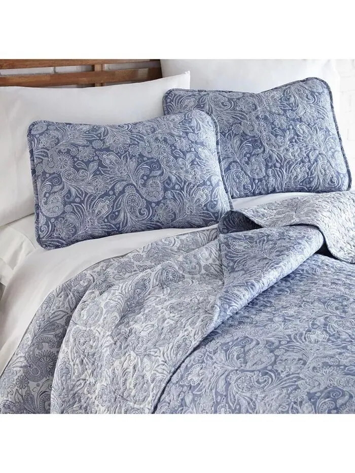 Легкое двустороннее одеяло и накидка Perfect Paisley Southshore Fine Linens — изображение 4 из 5, коралл