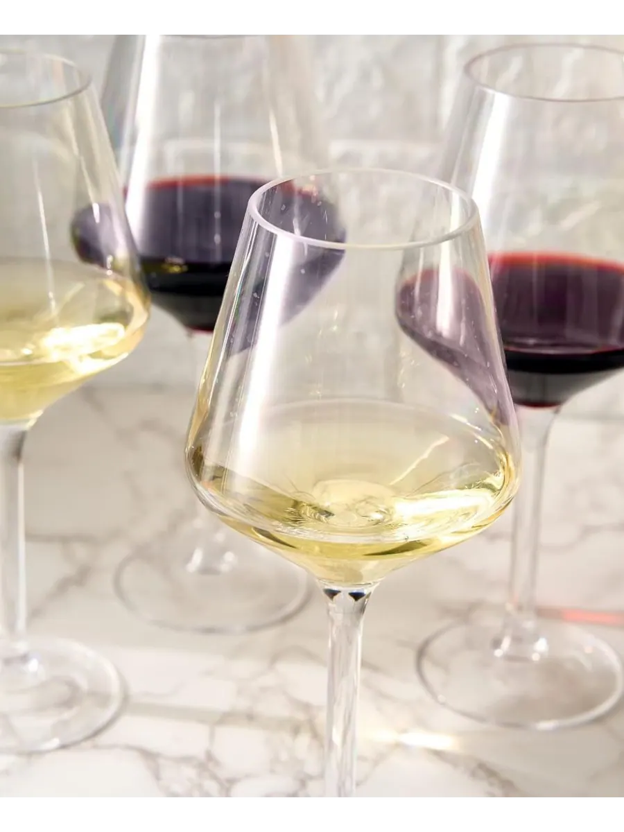 Набор из 4 европейских бокалов для вина на ножке The Wine Savant — изображение 2 из 3, прозрачный