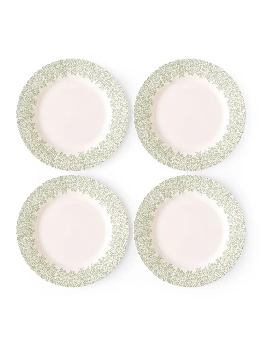 Набор обеденных тарелок Morris & Co., 4 штуки Spode — изображение 1 из 6, зеленый