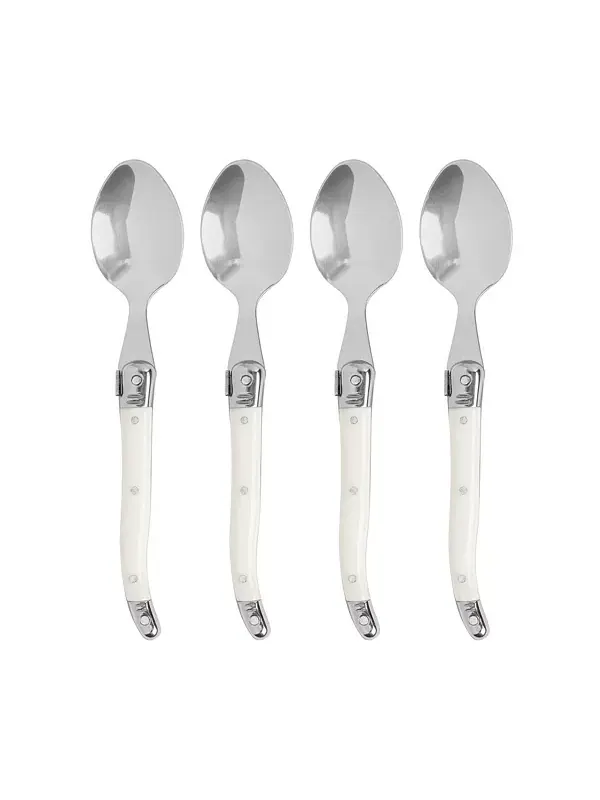 Кофейные ложки Laguiole, набор из 4 шт. French Home — изображение 1 из 4, белый