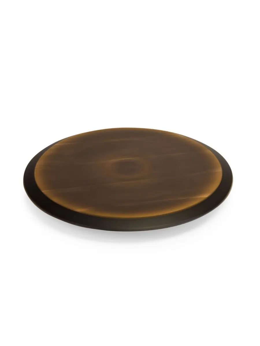Поднос для сервировки Toscana от Lazy Susan Picnic Time — изображение 2 из 7, коричневый