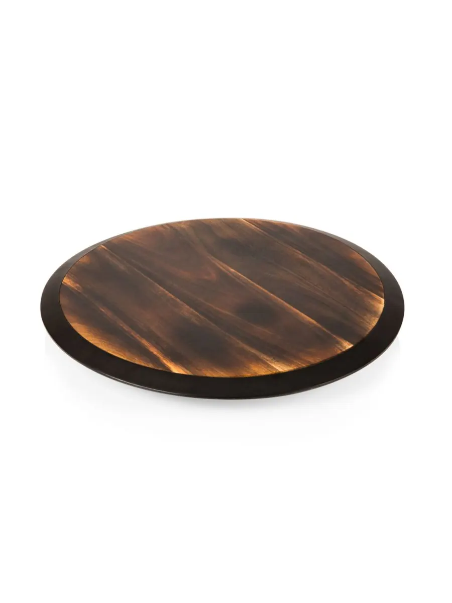 Поднос для сервировки Toscana от Lazy Susan Picnic Time — изображение 3 из 7, коричневый
