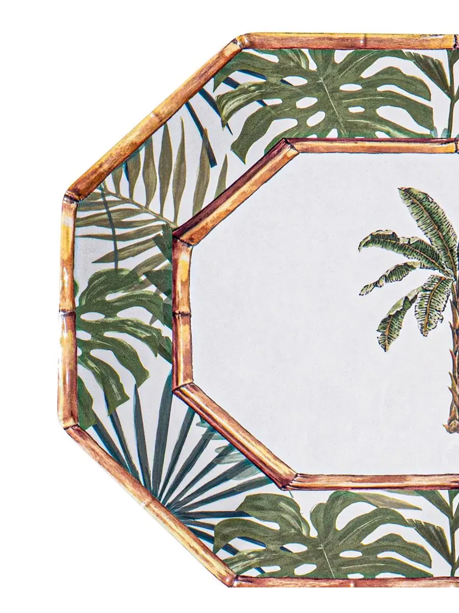 Сервировочная тарелка Rainforest Palm, 30 x 20 см Abode Homewares — изображение 2 из 5, зеленый