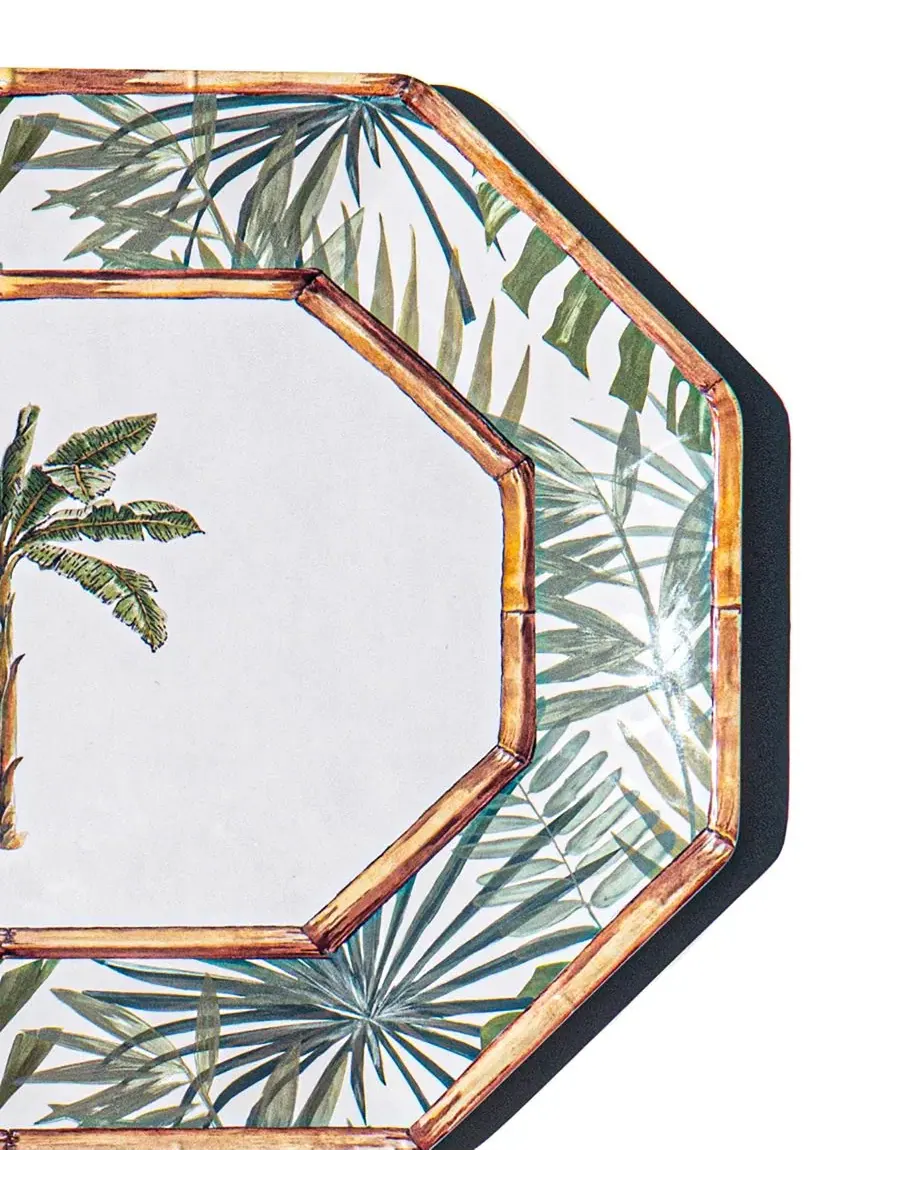Сервировочная тарелка Rainforest Palm, 30 x 20 см Abode Homewares — изображение 3 из 5, зеленый
