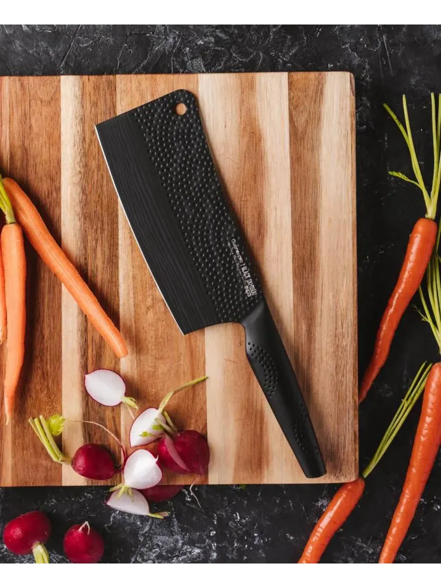 Нож-тесак Id3 Black Samurai 17 см Cuisine::Pro — изображение 3 из 3, нет цвета