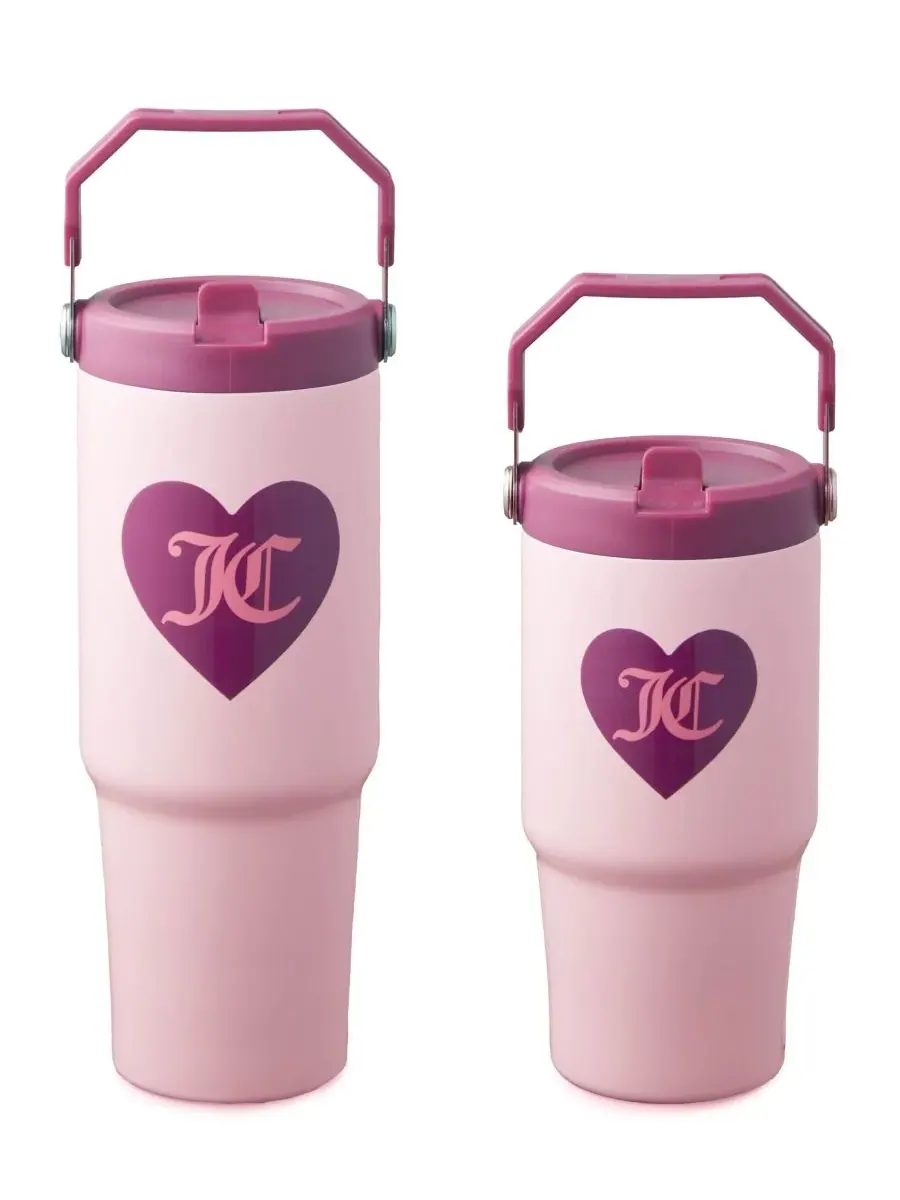 Набор из двух термокружек Flip Flow для мамы и дочки Juicy Couture — изображение 1 из 8, розовый