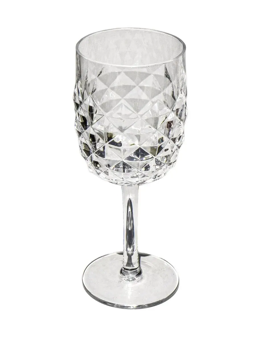 Набор из 6 бокалов для вина Diamond Cut Abode Homewares — изображение 2 из 5, прозрачный