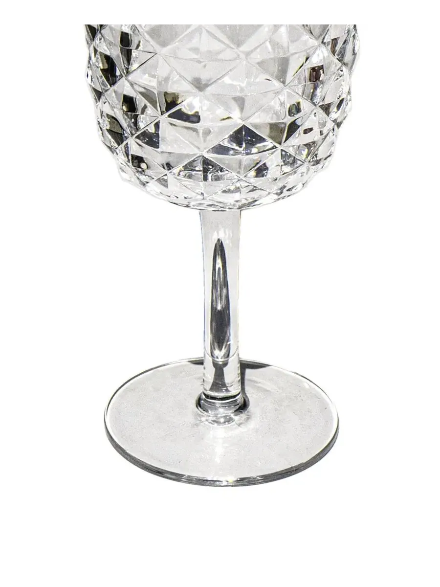 Набор из 6 бокалов для вина Diamond Cut Abode Homewares — изображение 5 из 5, прозрачный