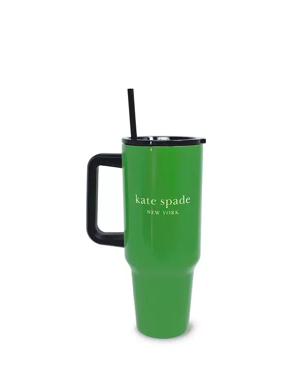 Стакан из нержавеющей стали New York на 40 унций Kate Spade — изображение 1 из 3, зеленый