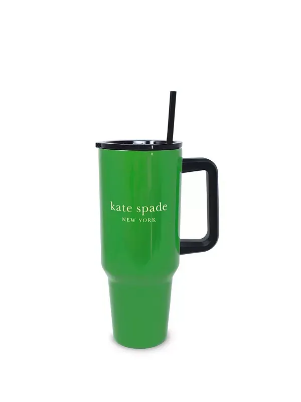 Стакан из нержавеющей стали New York на 40 унций Kate Spade — изображение 2 из 3, зеленый