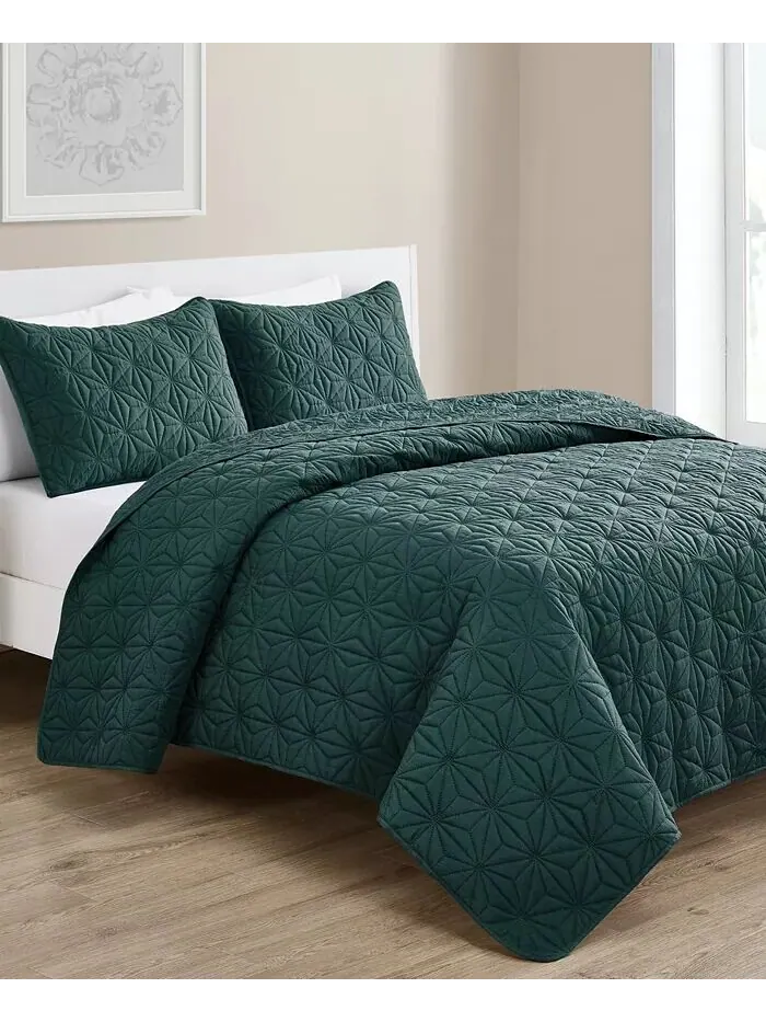 Коллекция одеял «Калейдоскоп» VCNY Home — изображение 2 из 5, зеленый