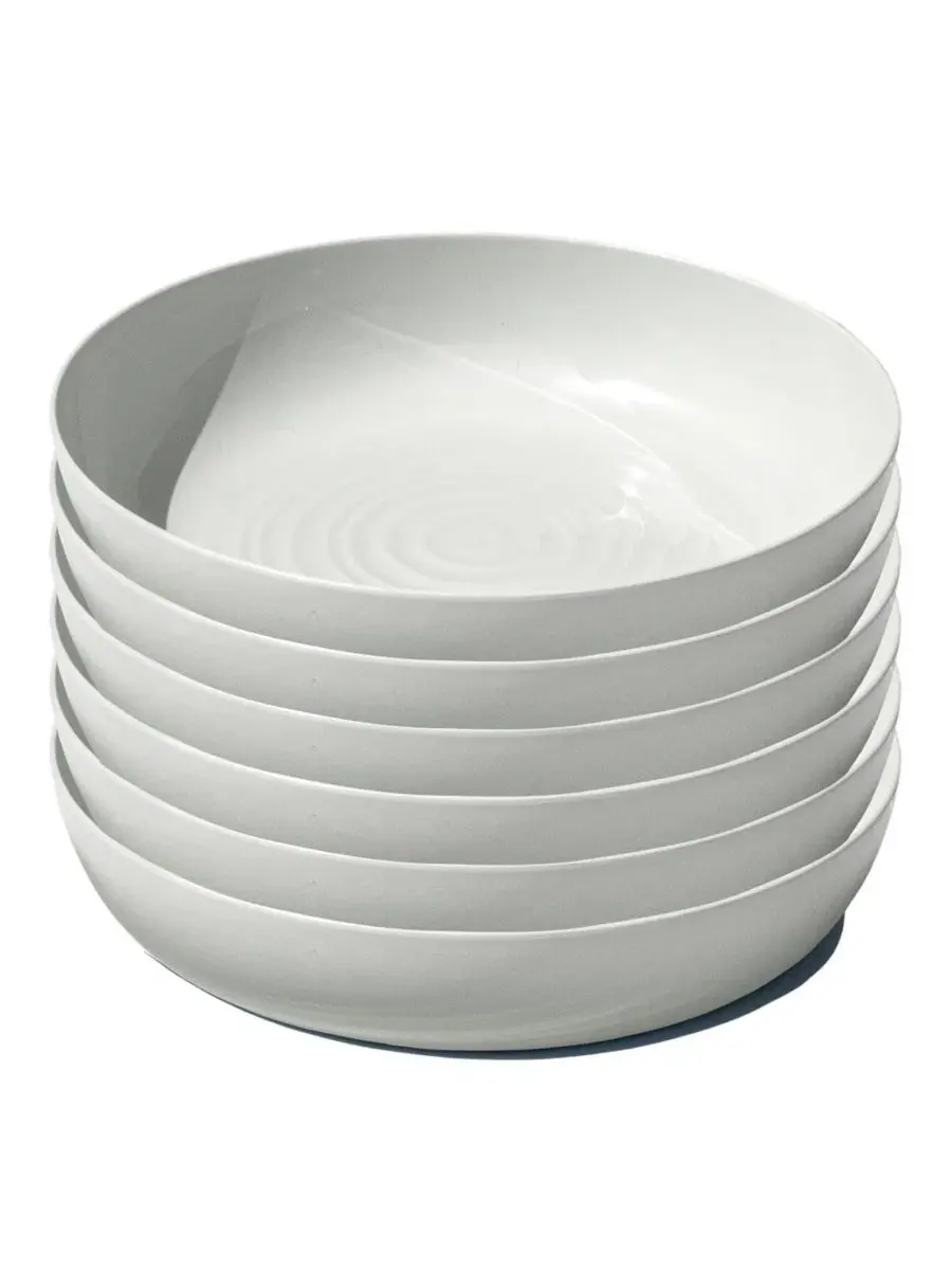 Набор из 6 обеденных мисок Terra, 1.1 л Abode Homewares — изображение 1 из 4, белый