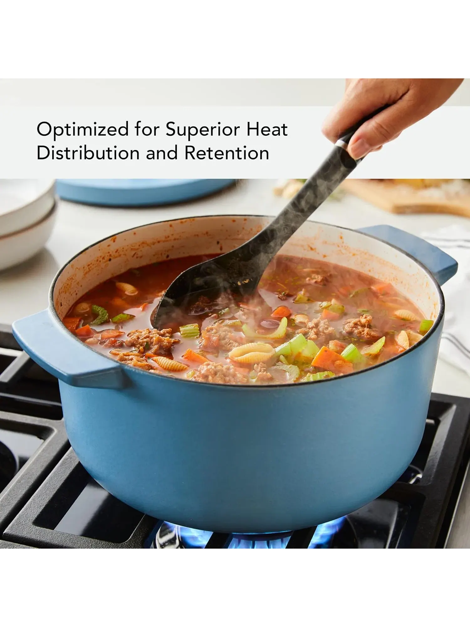 Кастрюля-жаровня KitchenAid Enameled Cast Iron Dutch Oven, 5,7 литра — изображение 4 из 13, мульти