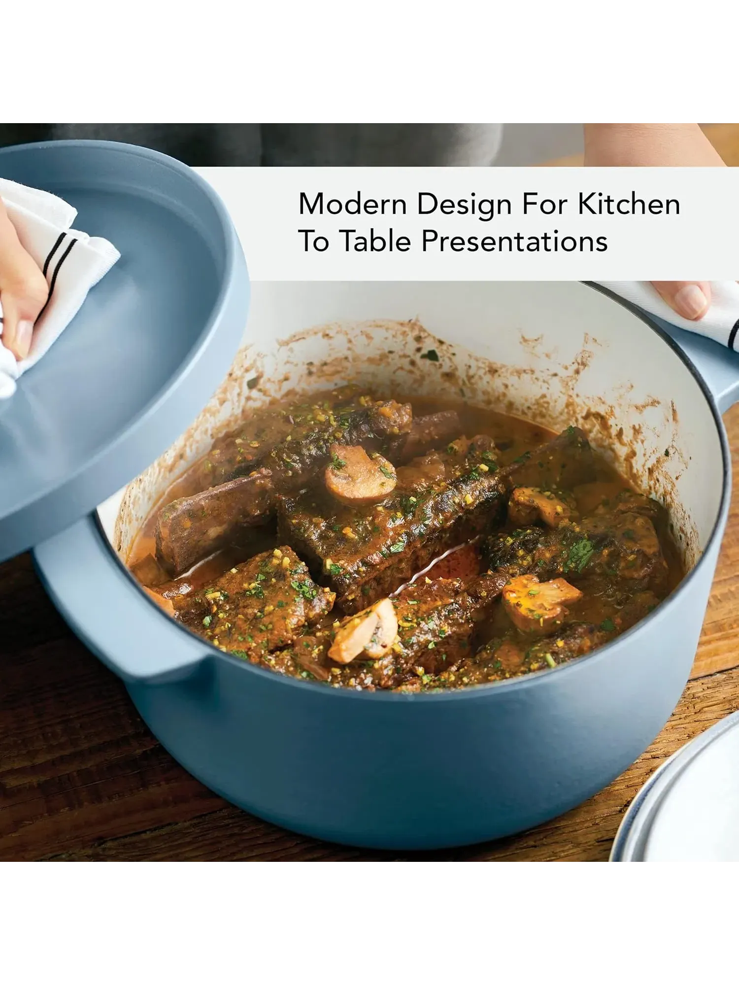 Кастрюля-жаровня KitchenAid Enameled Cast Iron Dutch Oven, 5,7 литра — изображение 6 из 13, мульти