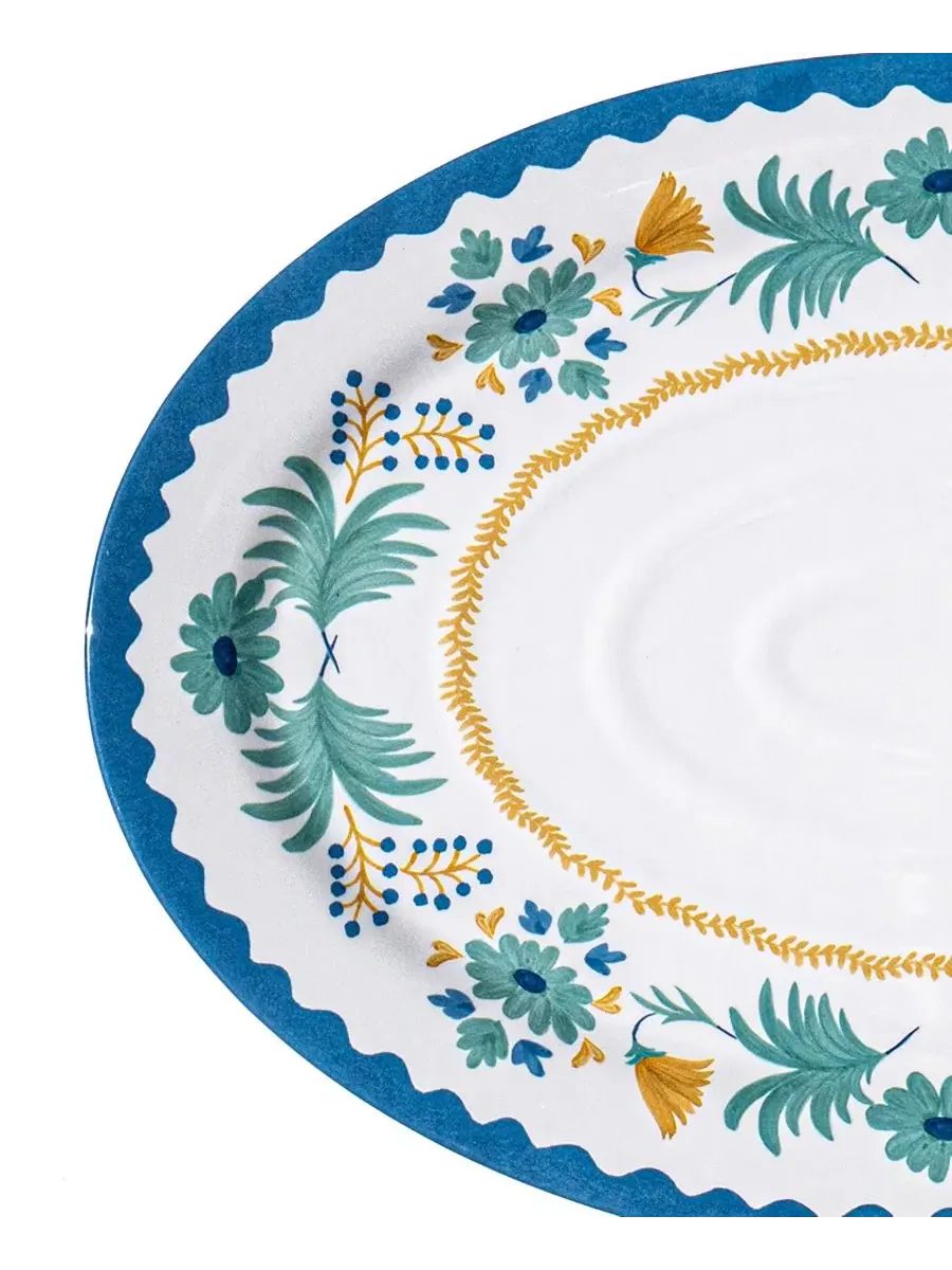 Овальное сервировочное блюдо Montelupo, 51 см Abode Homewares — изображение 2 из 5, мульти