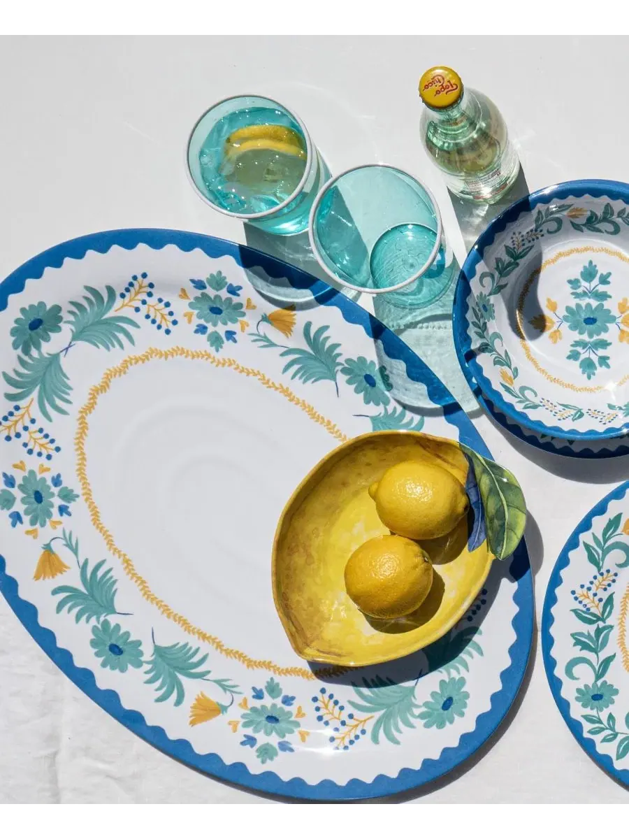 Овальное сервировочное блюдо Montelupo, 51 см Abode Homewares — изображение 5 из 5, мульти