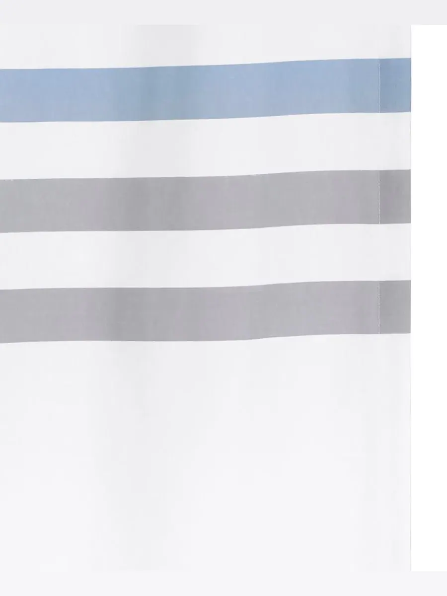 Шторка для душа Augusta Stripe, 183 см x 183 см Izod — изображение 2 из 4, белый