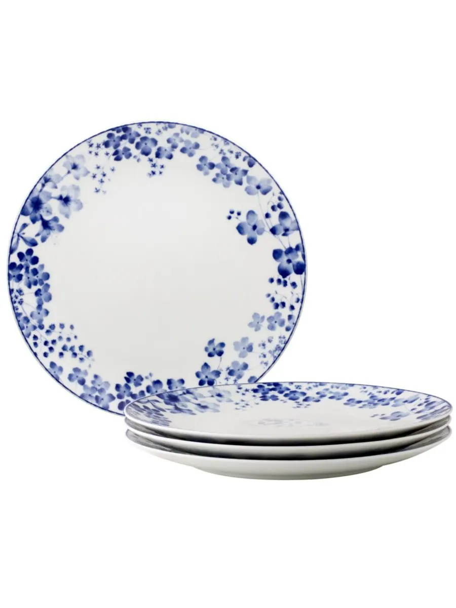 Набор из 4 обеденных тарелок Bloomington Road, 10,5 дюймов, на 4 персоны Noritake