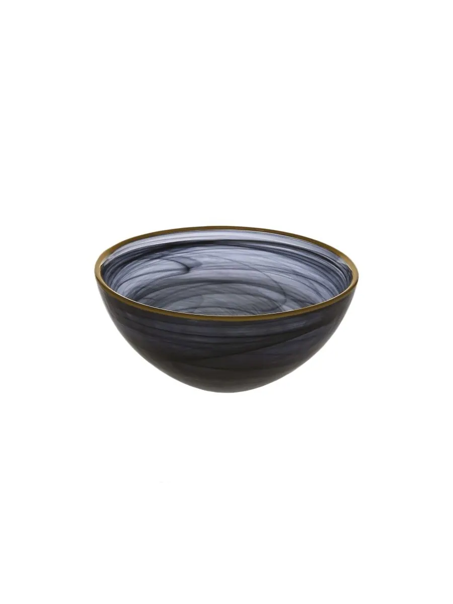 Набор посуды из алебастра, 12 предметов Classic Touch — изображение 4 из 4, черный