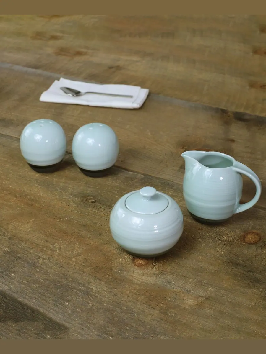 Набор кухонных принадлежностей Diana, 4 шт Euro Ceramica — изображение 2 из 4, бирюзовый