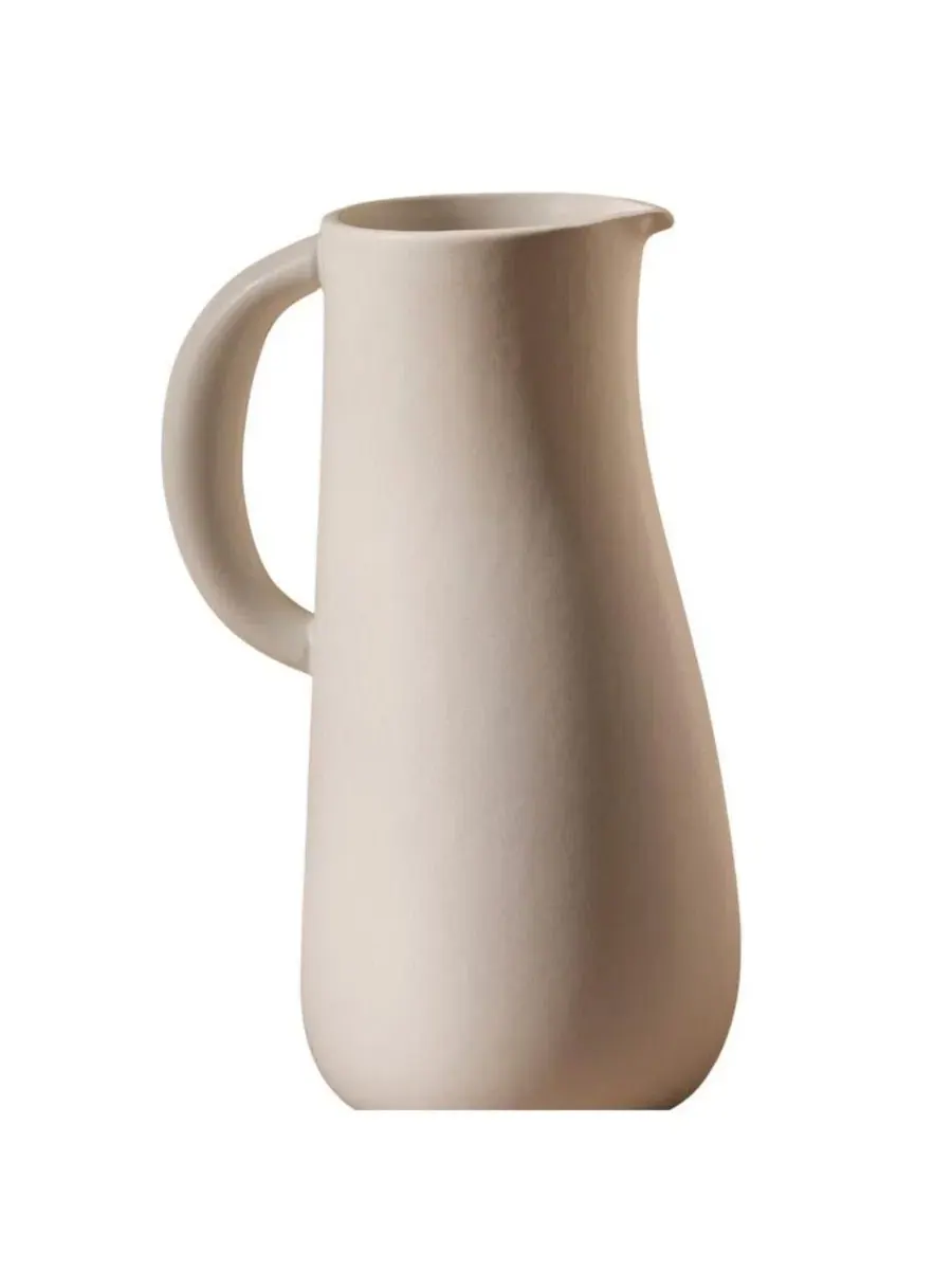 Кувшин каменный Gharyan Stoneware Dadasi — белый
