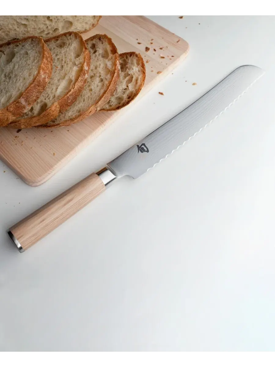 Нож для хлеба Classic Bread 9" Shun — изображение 2 из 2, нет цвета