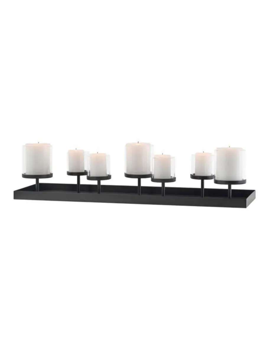Подсвечник Kiki Candle Holder Centerpiece Safavieh — изображение 3 из 3, черный