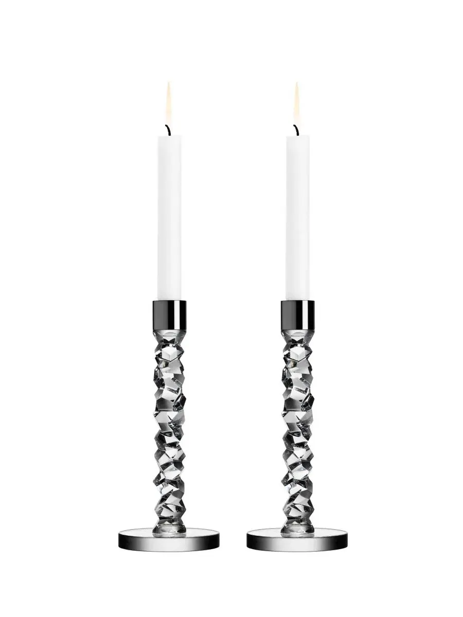 Подсвечник Carat Large, пара Orrefors — изображение 1 из 2, нет цвета