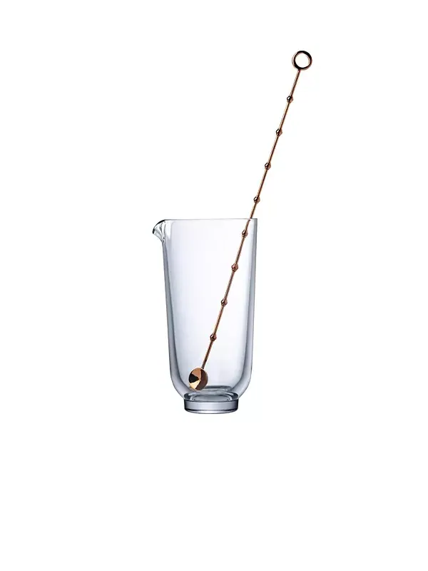 Стакан для смешивания Хепберна с мешалкой Nude Glass