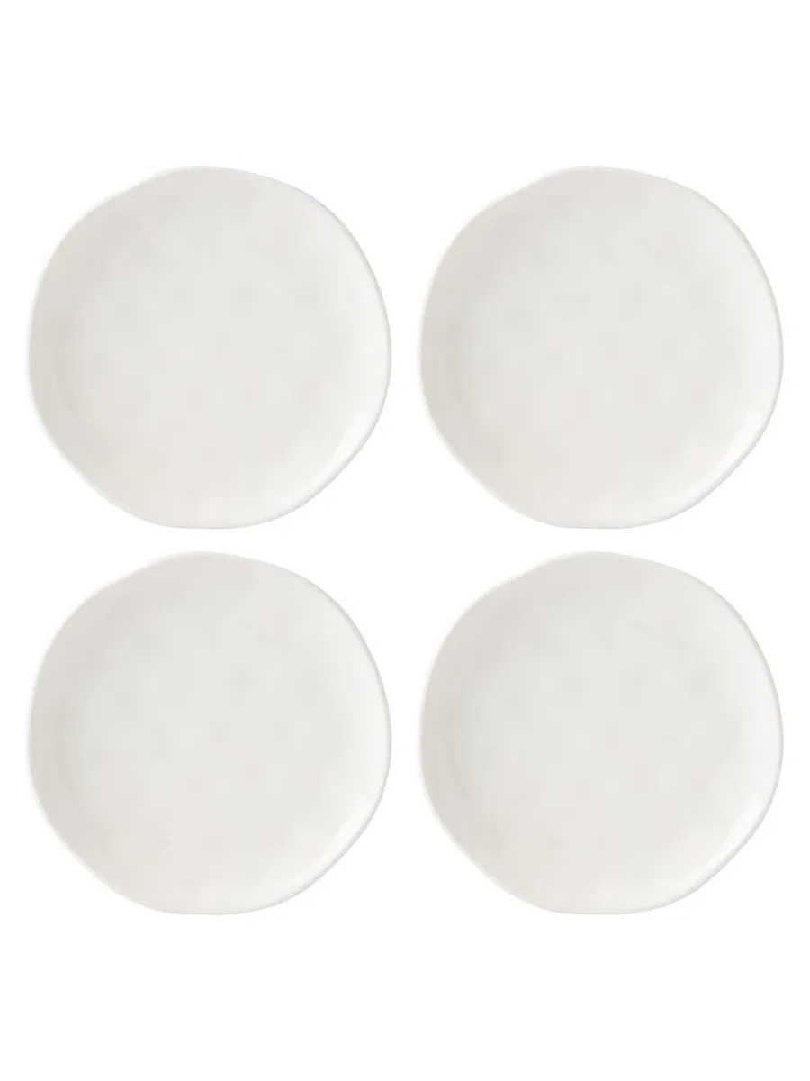 Набор из 4 декоративных тарелок Bay Solid Colors Lenox — изображение 1 из 3, белый