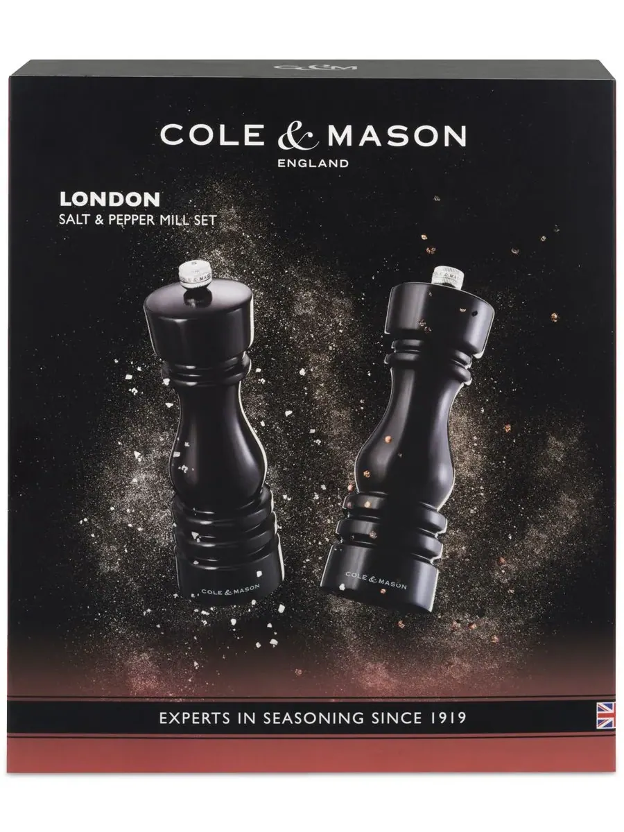 Подарочный набор деревянной мельницы для соли и перца Cole Mason London высотой 18 см Cole & Mason — изображение 4 из 5