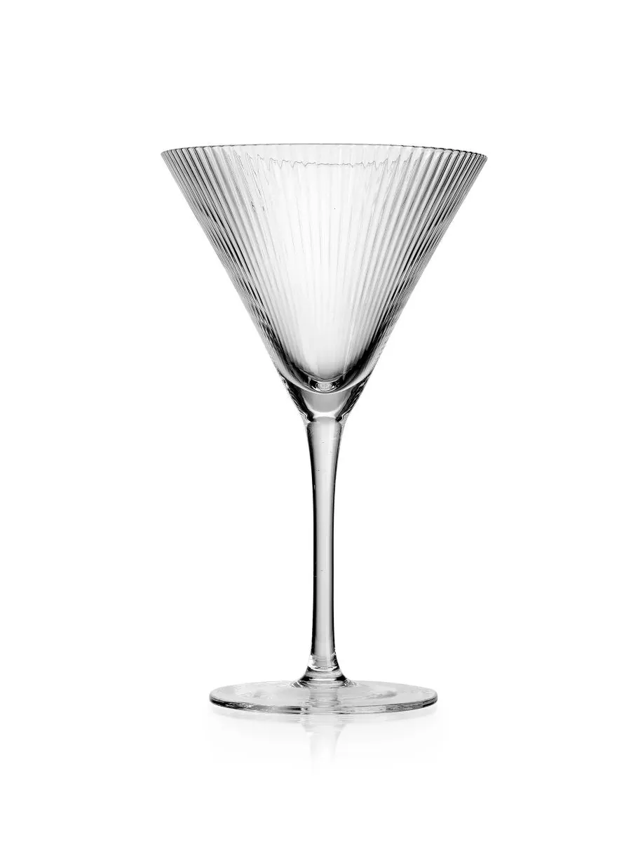 Набор из 4 бокалов для мартини Sullivan Street Fluted Martini Godinger — изображение 2 из 4, прозрачный