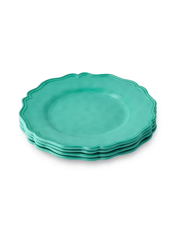 Салатные тарелки Isabella crackle из меламина, 4 шт., сервиз на 4 персоны Certified International — изображение 1 из 4