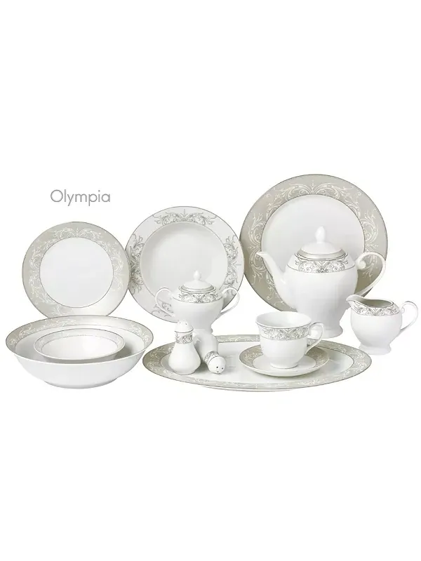 Набор столовых приборов Olympia mix and match из 57 предметов, сервиз на 8 персон Lorren Home Trends — изображение 4 из 4