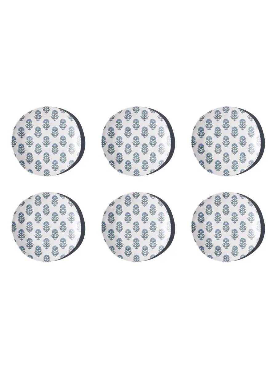 Набор салатных тарелок Kashmir NewWave Melamine Abode Homewares — изображение 1 из 5, синий
