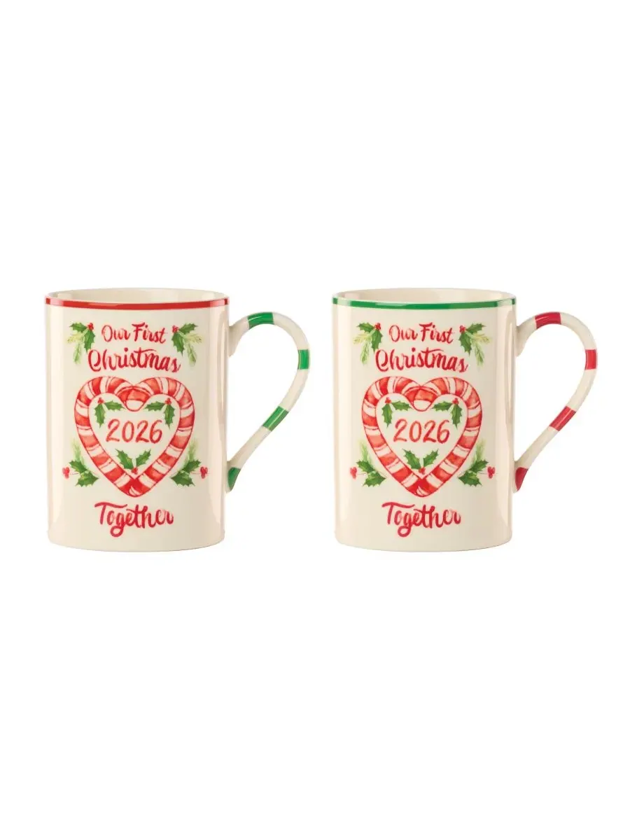 Набор кружек Holiday First Christmas Together Lenox — изображение 1 из 5, белый