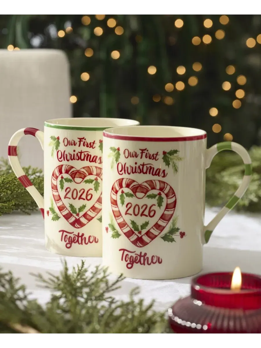 Набор кружек Holiday First Christmas Together Lenox — изображение 5 из 5, белый
