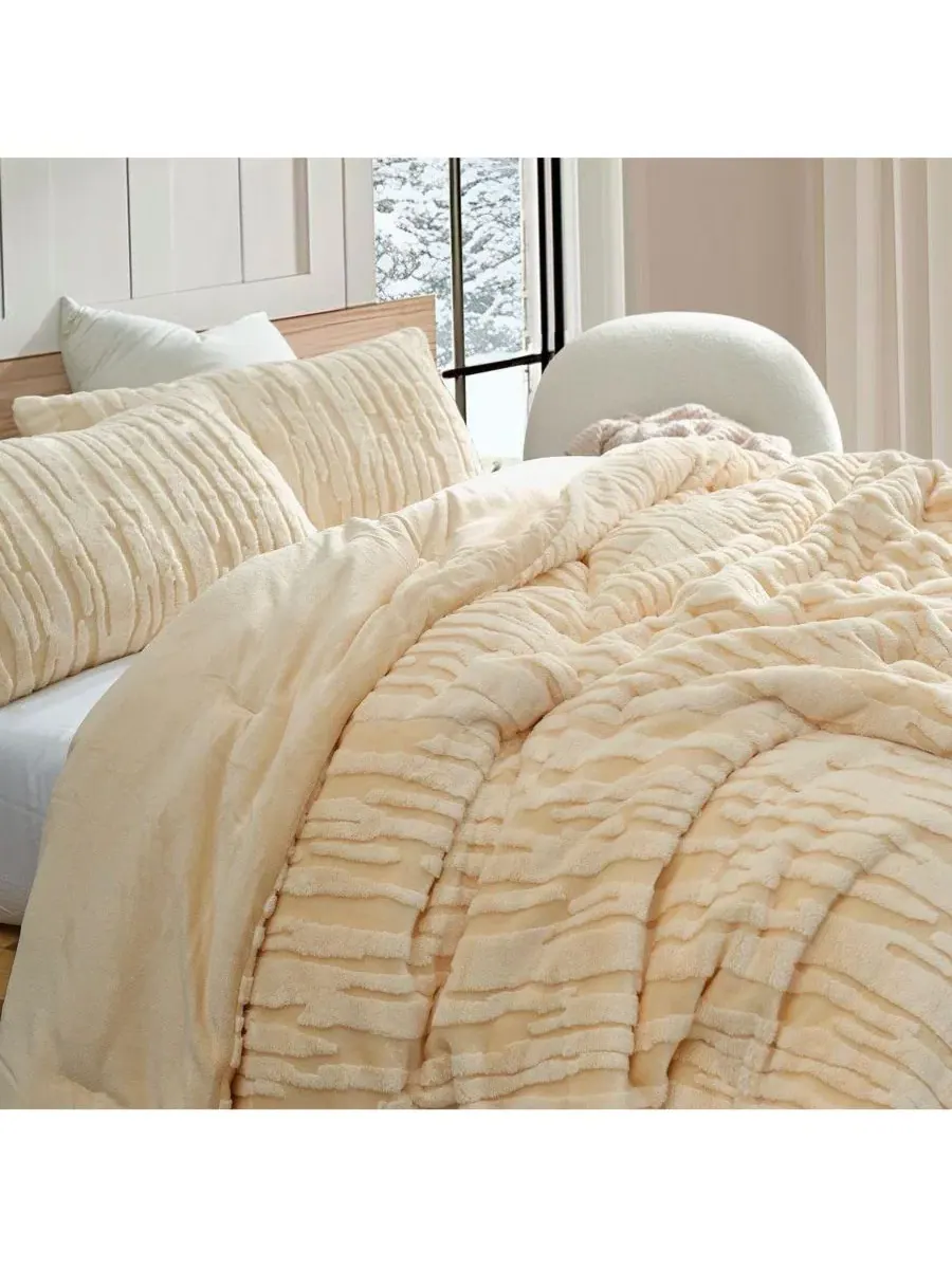 Одеяло-комфортер Oversized Desert Dunes Coma Inducer — изображение 3 из 4, кремовый