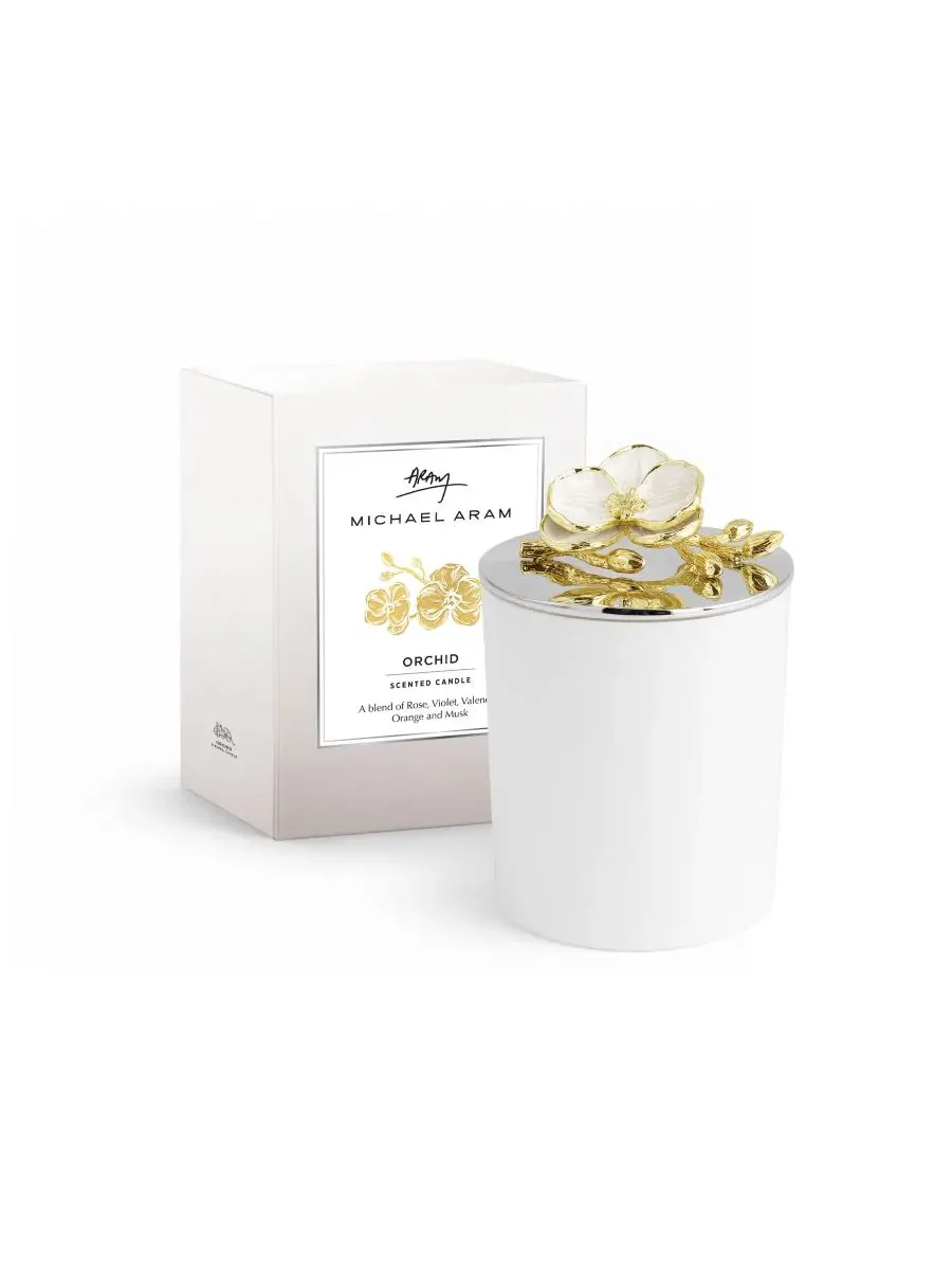 Ароматическая свеча Orchid Single Wick 13.5 oz. Michael Aram