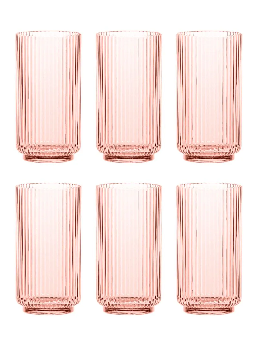 Набор из 6 больших кобальтовых бокалов Mesa Abode Homewares