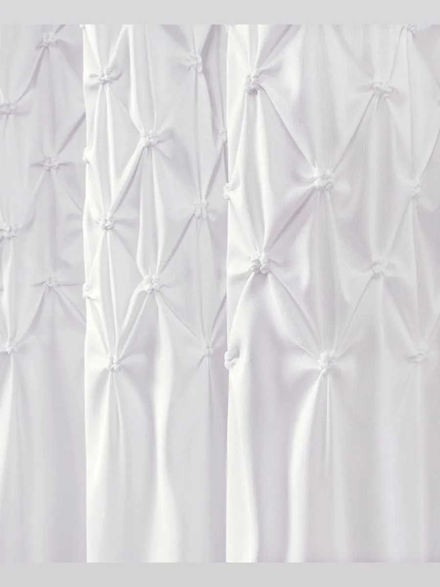 Шторка для душа Bayview, 72" x 72" Lush Décor — изображение 3 из 6, белый