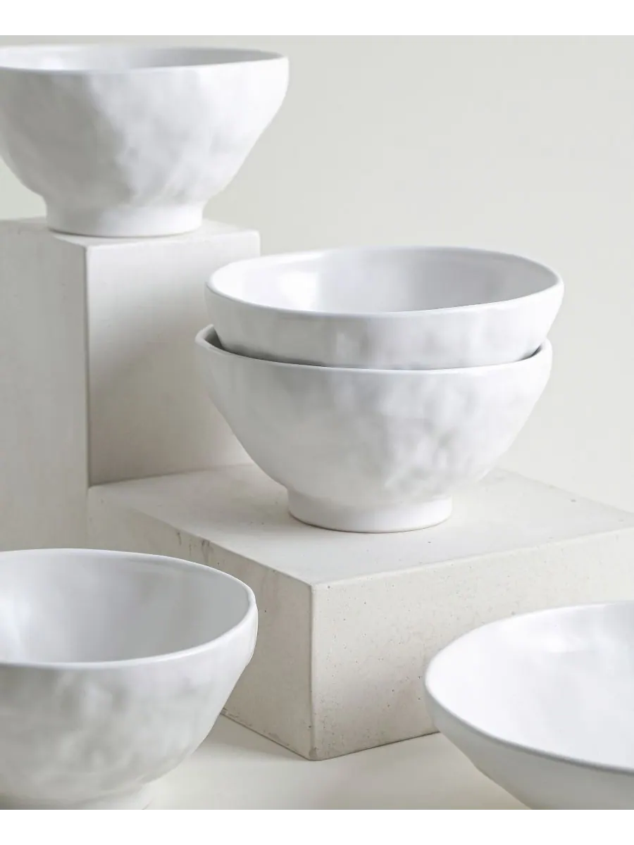 Набор посуды NENDO из 32 предметов, на 8 персон Stone by Mercer Project — изображение 7 из 7, белый