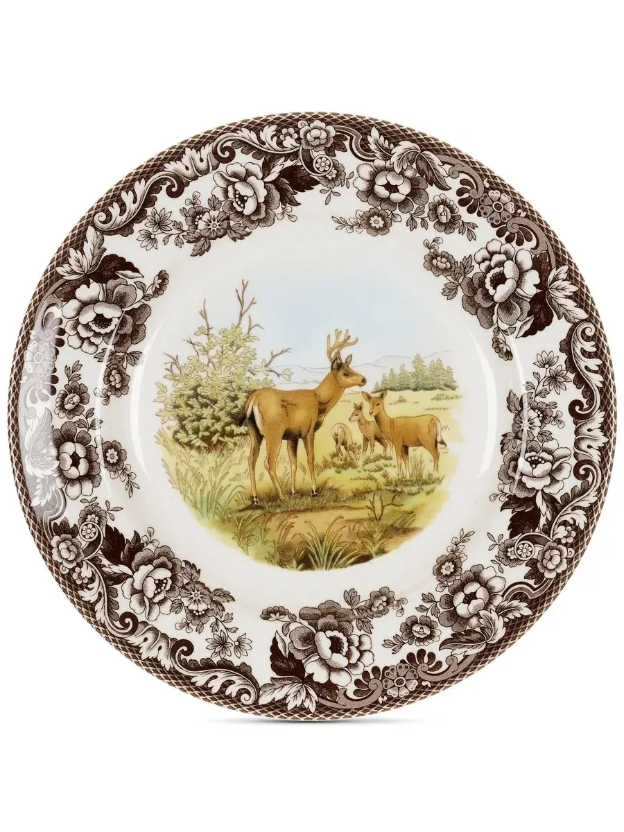 Обеденная тарелка «Лесной олень» Spode