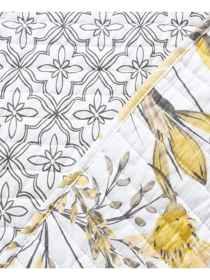 Комплект двусторонних одеял Adalia Lush Décor — изображение 5 из 8, желтый