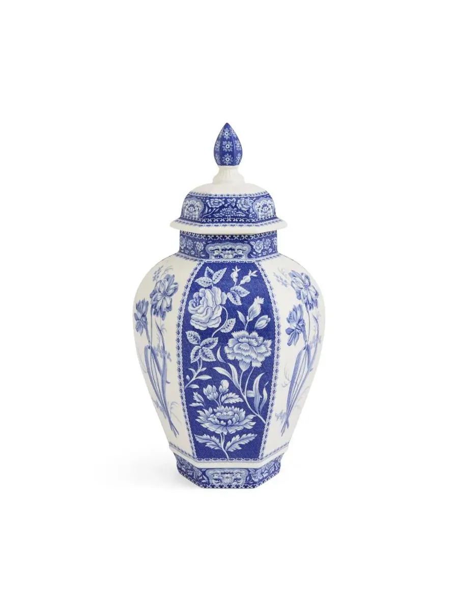 Кувшин Blue Italian Floral Ginger Jar Spode — изображение 3 из 5, синий