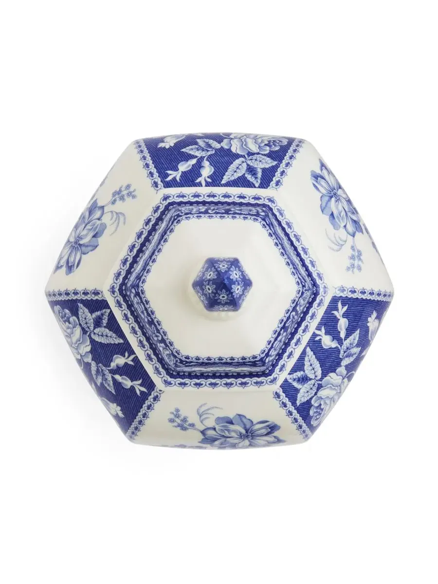 Кувшин Blue Italian Floral Ginger Jar Spode — изображение 5 из 5, синий
