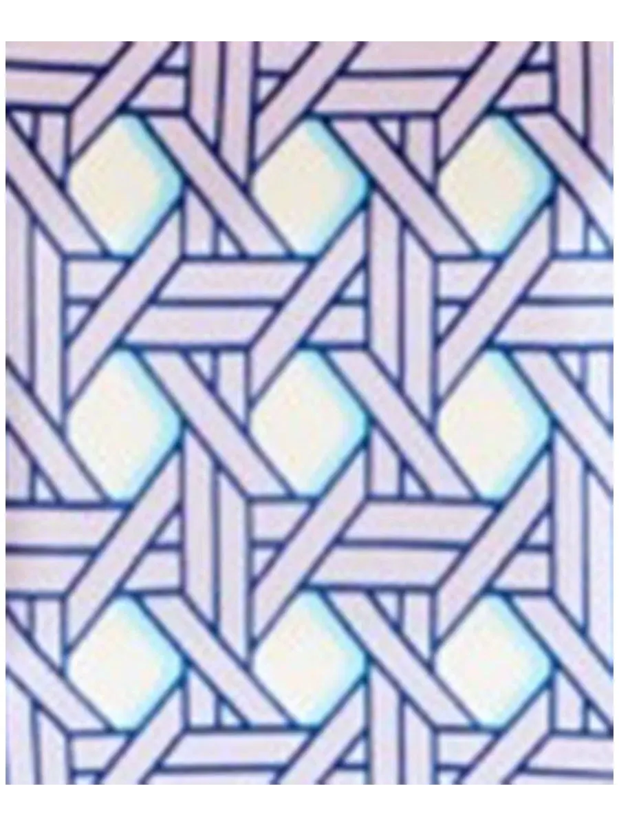Квадратная тарелка Basketweave Pattern Jonathan Adler — изображение 3 из 3, синий белый фиолетовый